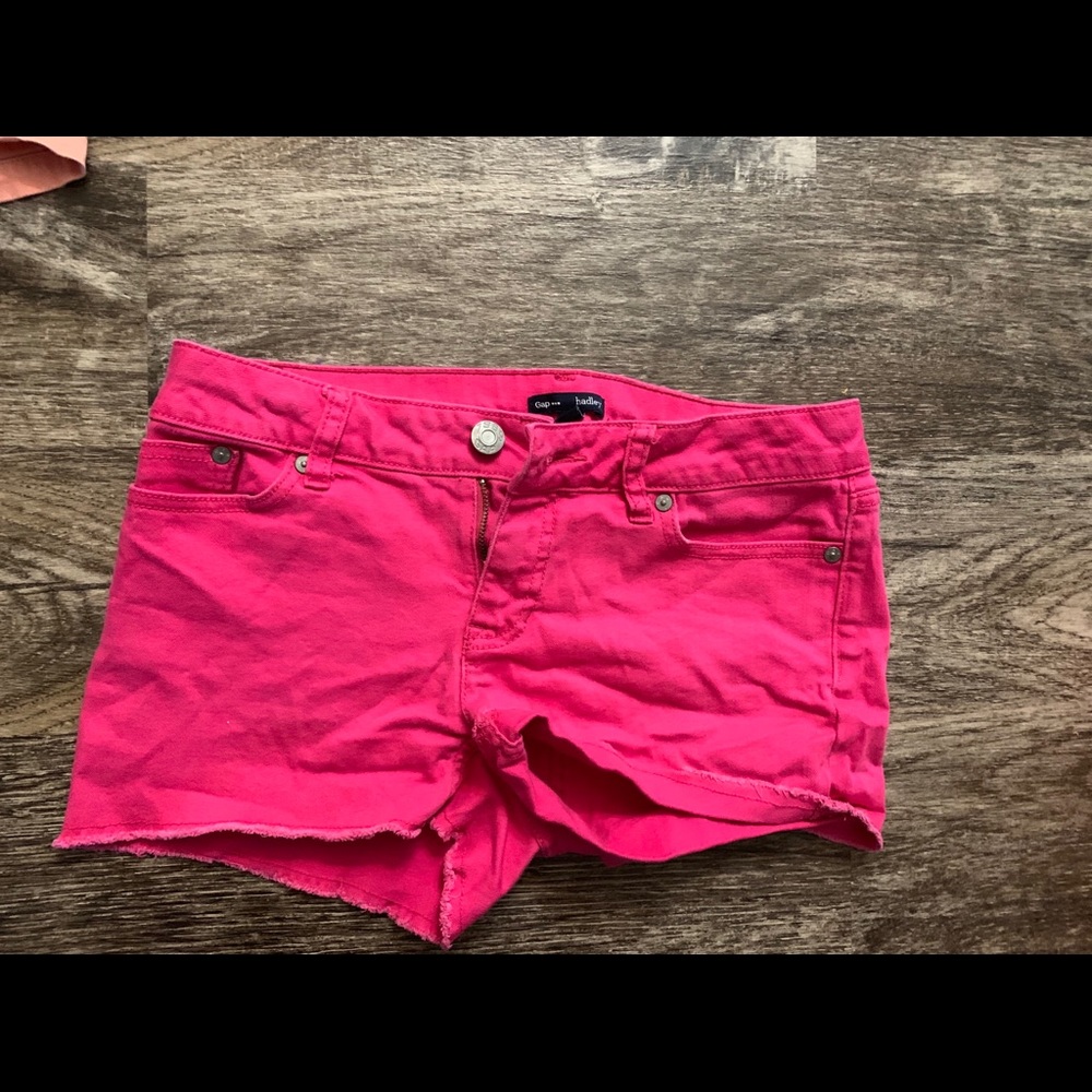 Gap Hot Pink Cut Off Shorts